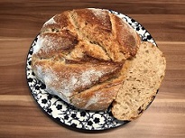 Dinkelbrot mit Vorteig